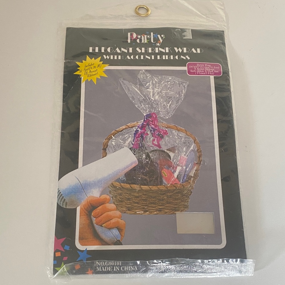 🏷️Elegant Shrink Wrap with Accents